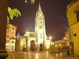 Cathedral night people walking tree - a cathedral free wallpaper
