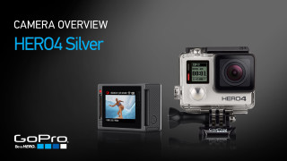 Gopro camera silver black background - free technology wallpaper