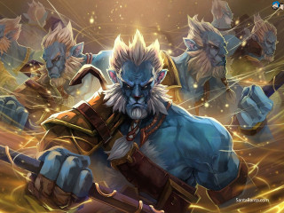 Blue face beard game characters - epsylon point free wallpaper