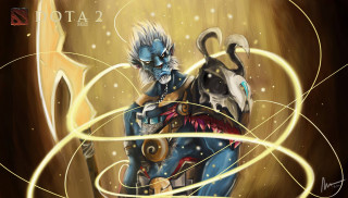 Demon sword demon head back - brom free wallpaper