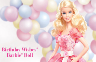 Barbie doll birthday wish card - a barbie doll free wallpaper