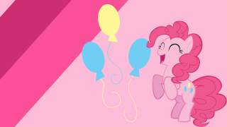 Pinkie pie balloon air face - free happy birthday wallpaper