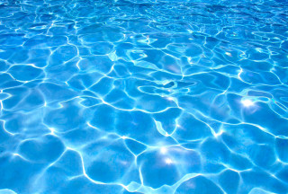 Pool blue water white frisbee - blue water free wallpaper