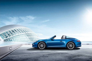 Blue sports car glass dome - roof free wallpaper for desktop