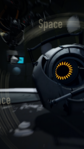 Futuristic space station yellow light - free gaming wallpaper for mobile