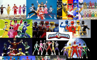 Power rangers collage characters poses - avgust černigoj free wallpaper