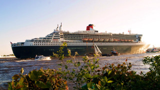 Cruise ship river forest sunny - a forest of trees and bushes free wallpaper