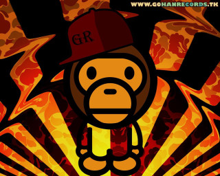 Monkey hat red cap fire - a red cap free wallpaper