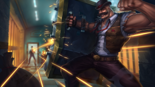 Man gun hallway door open - dong kingman free wallpaper