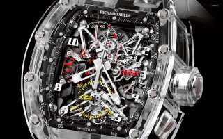 Skeleton watch red yellow black - a watch free wallpaper