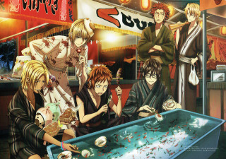 Group people pool table woman - a cup free wallpaper