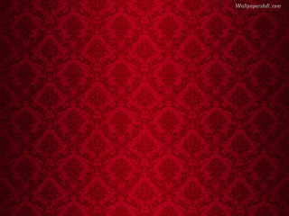 Red wallpaper floral pattern black - duccio free wallpaper