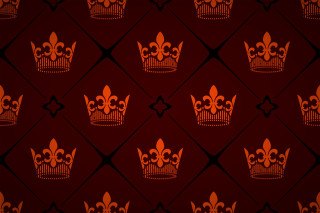 Red black pattern crown side - crown free wallpaper