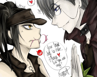 Couple talking speech bubble conversation - here free wallpaper