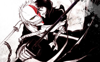 Man sword demon drawing art - a sword and a demon free wallpaper