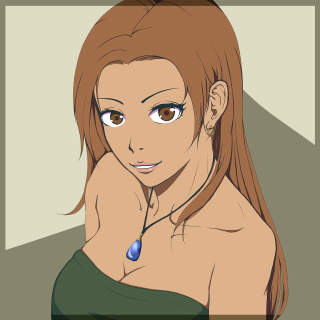 Woman green shirt long hair 2 - long hair free wallpaper for tablet