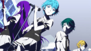 Colorful hair group microphone building - a microphone free wallpaper