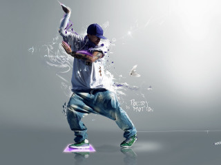 Skateboard trick purple hat action - blue jeans free wallpaper