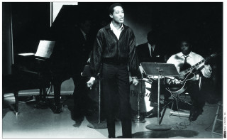 Man standing piano keyboard room - billie waters free wallpaper