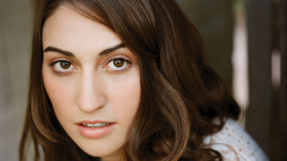 Woman long hair white shirt 5 - a half free wallpaper