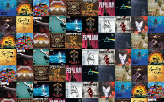 Skateboarder collage album covers post - a collage of various album free wallpaper