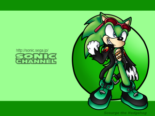 Cartoon character green background sonic 2 - a green circle free wallpaper