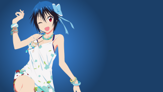 Woman dress butterfly head blue - a woman in a dress free wallpaper