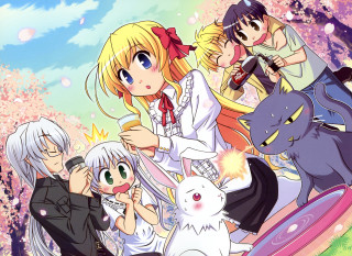 Anime characters forest flowers trees - flower and trees free wallpaper