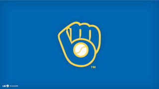 Baseball glove ball blue background - wpa free wallpaper