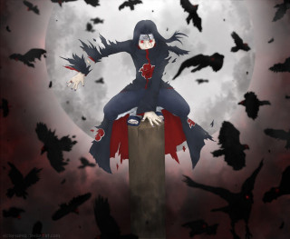 Woman black outfit red cape - bat free wallpaper