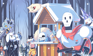 Skeleton costume cats mice bar - a skeleton free wallpaper