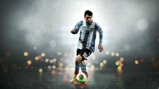 Man kicking soccer ball field 22 - drop free wallpaper