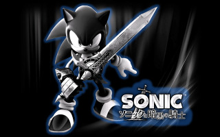 Sonic hedgehog sword blade black - sonic free wallpaper