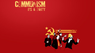 Red background men hammers hammer - sick free wallpaper