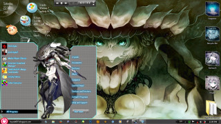 Demon dragon computer screen image - a computer screen free wallpaper for desktop