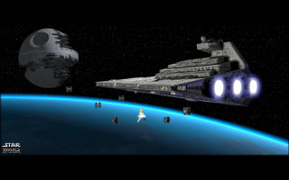 Star wars space station starfighter - game free wallpaper