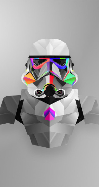Star wars trooper helmet holography - brazier free wallpaper for mobile