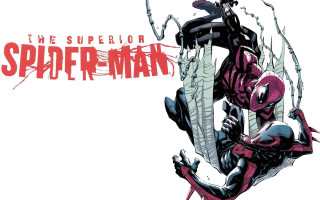 Spider man hanging upside down 3 - down free wallpaper