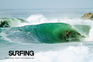 Surfing ocean rock beach sky - conroy maddox free wallpaper for desktop