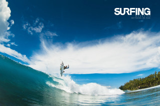 Man riding wave surfboard ocean 35 - dave allsop free wallpaper