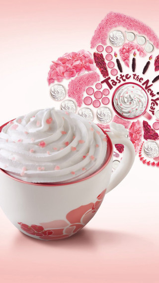 Whipped cream flower rococo pink - ding yunpeng free wallpaper for mobile