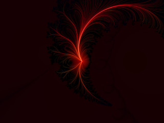 Red black background swirly design - a red swirl free wallpaper