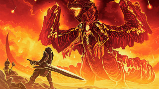 Giant creature sword man fire 2 - a giant creature free wallpaper for desktop