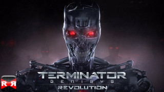 Terminator red eyes black background - a character free wallpaper