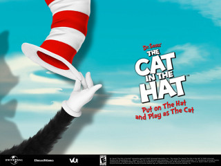 Cat in hat poster beach - carlos catasse free wallpaper