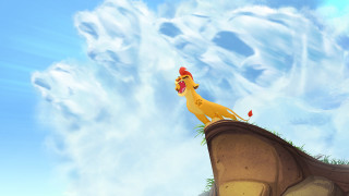 Cartoon character cliff bird head - top of a cliff free wallpaper