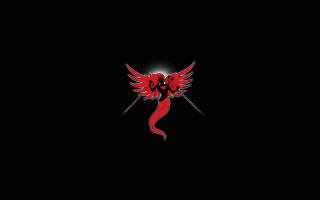 Red dragon sword wings cobra - a red dragon free wallpaper