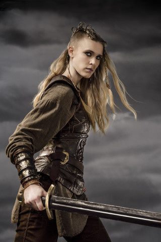 Medieval woman sword cloudy background - ada gladys killins free wallpaper for mobile