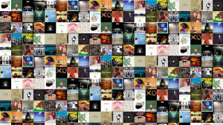 People collage names photos image - maximalism free wallpaper