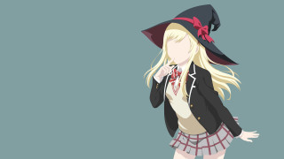 Girl hat dress hands hips - plain free wallpaper for desktop